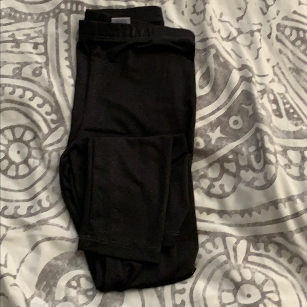 Black sparkly leggings